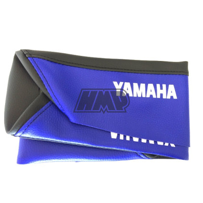 Capa / forra selim YAMAHA DT 50 R / X / SM preto azul 98